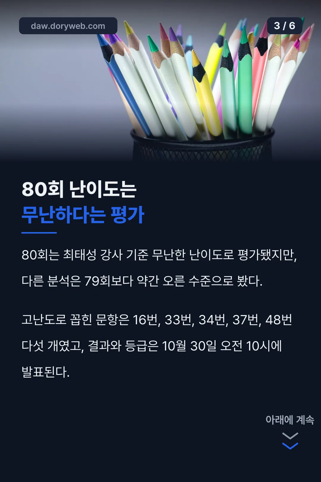 80회 난이도 평가
