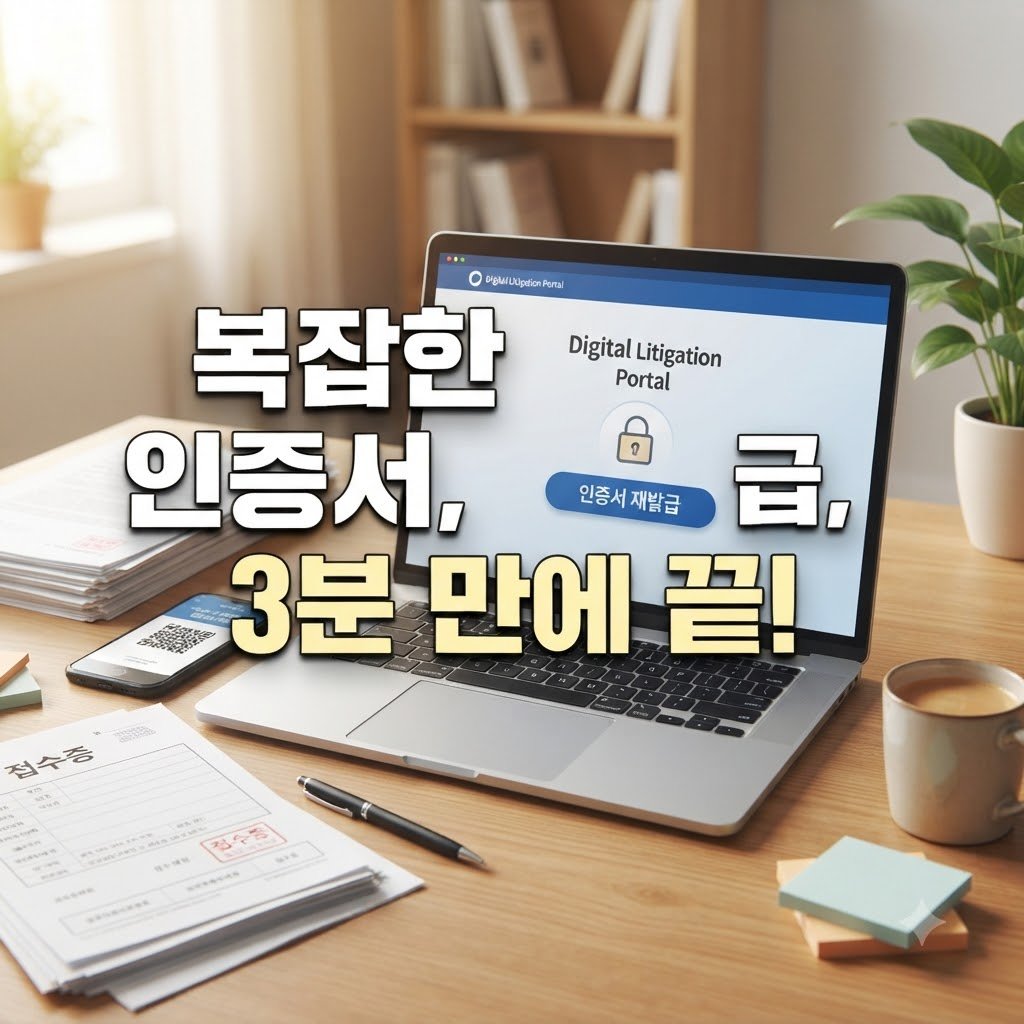 전자소송포털 인증서 재발급 방법, 간편하게 절차 진행하기