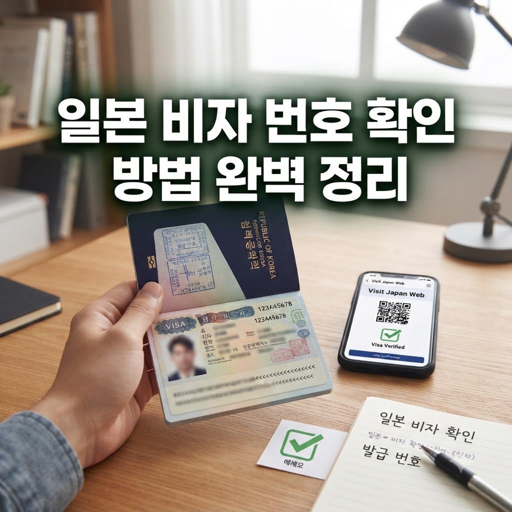 비짓재팬 비자발급번호 확인 방법과 발급 절차