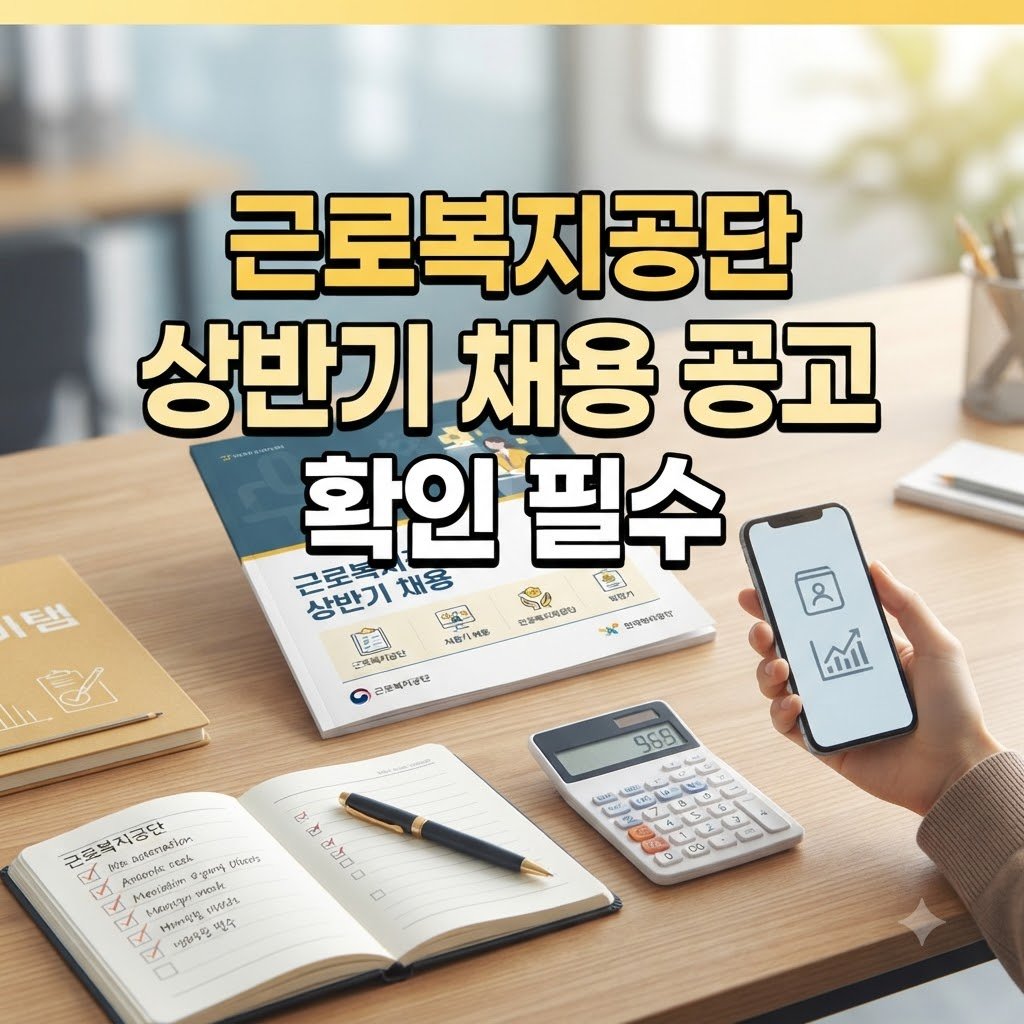 근로복지공단 상반기 채용 지원 대상과 자격 조건 확인