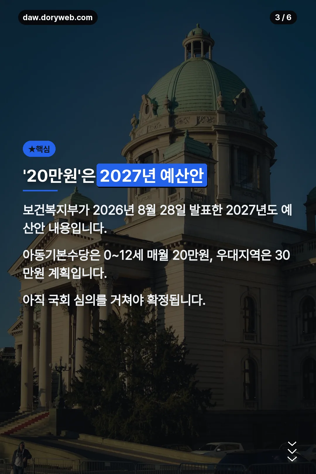 2027년 예산안 핵심