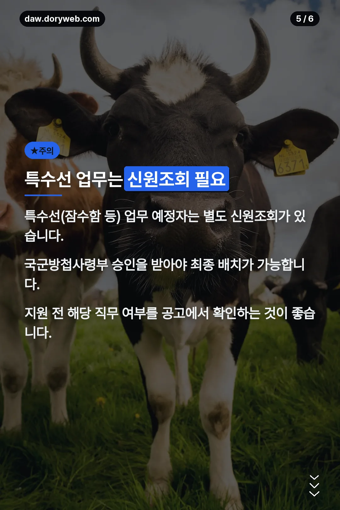 특수선 업무는 신원조회 필요
