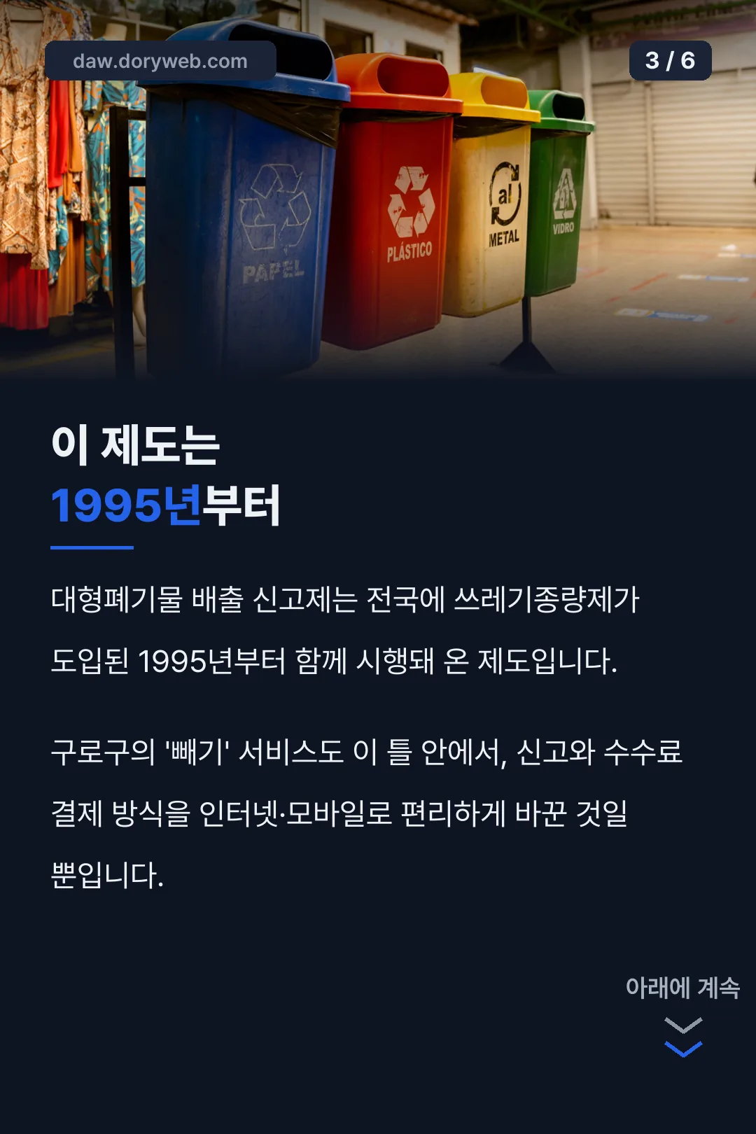 1995년부터 시행된 제도