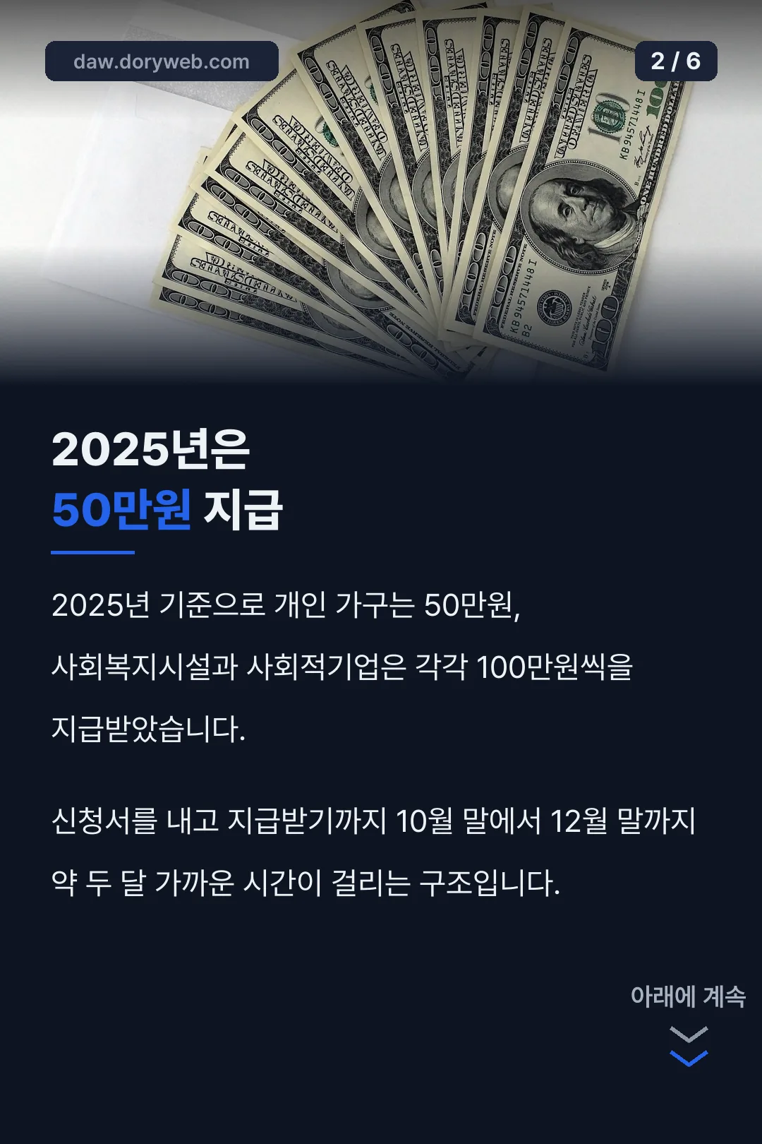 2025년 지급 금액